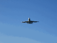 青空と飛行機　